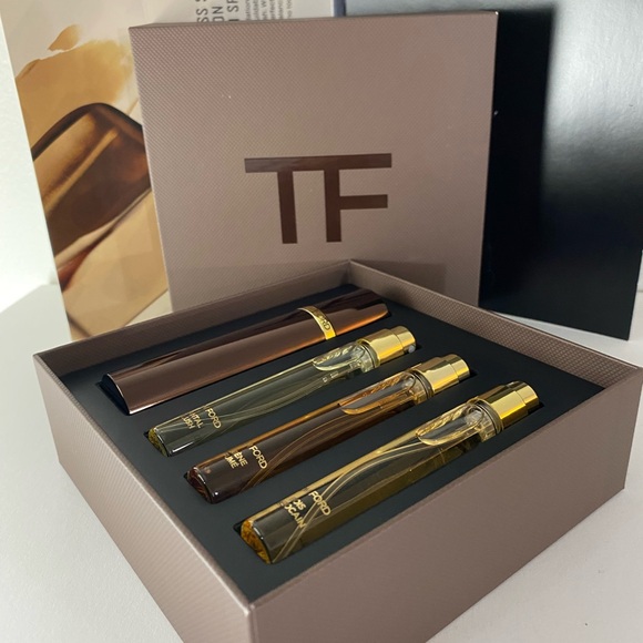 Tom Ford Private Blend Woods Collection Set Santal Blush Ebene Fume Bois Marocai - Picture 3 of 6